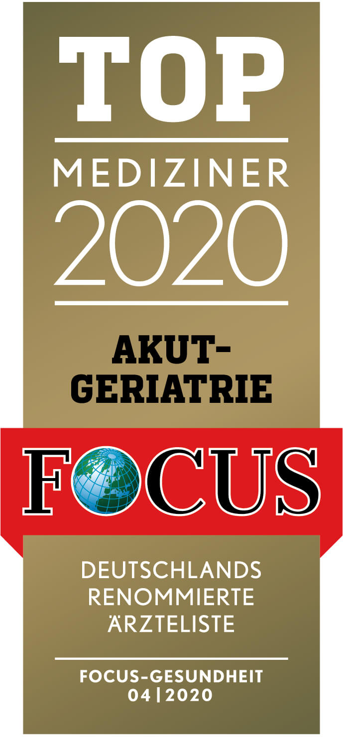 Focus Zertifikat Top Mediziner 2020 Akutgeriatrie St. Marien-Hospital Köln